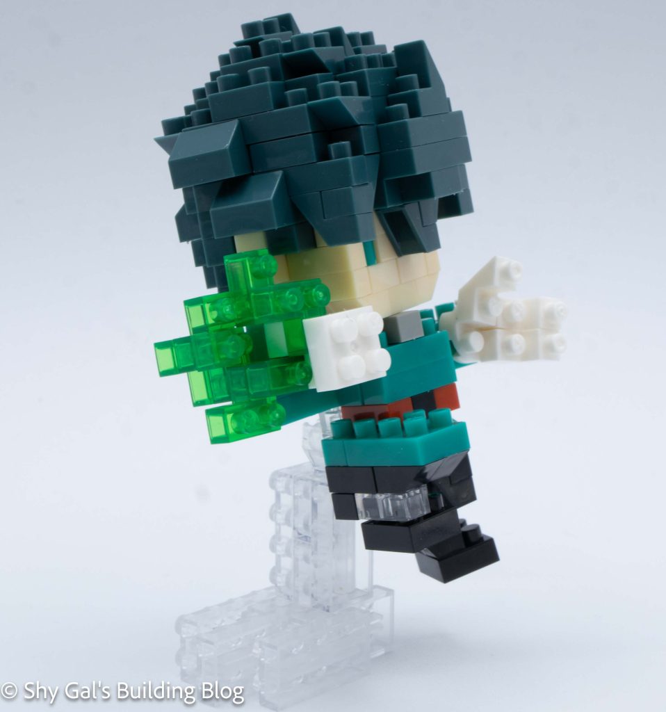 Izuku Midoriya build front 3/4 view