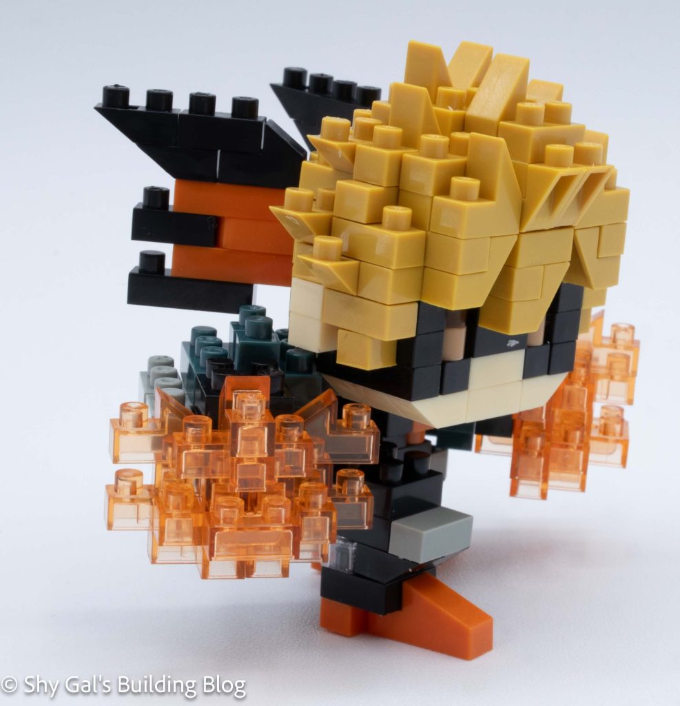 Katsuki Bakugo build front 3/4 view