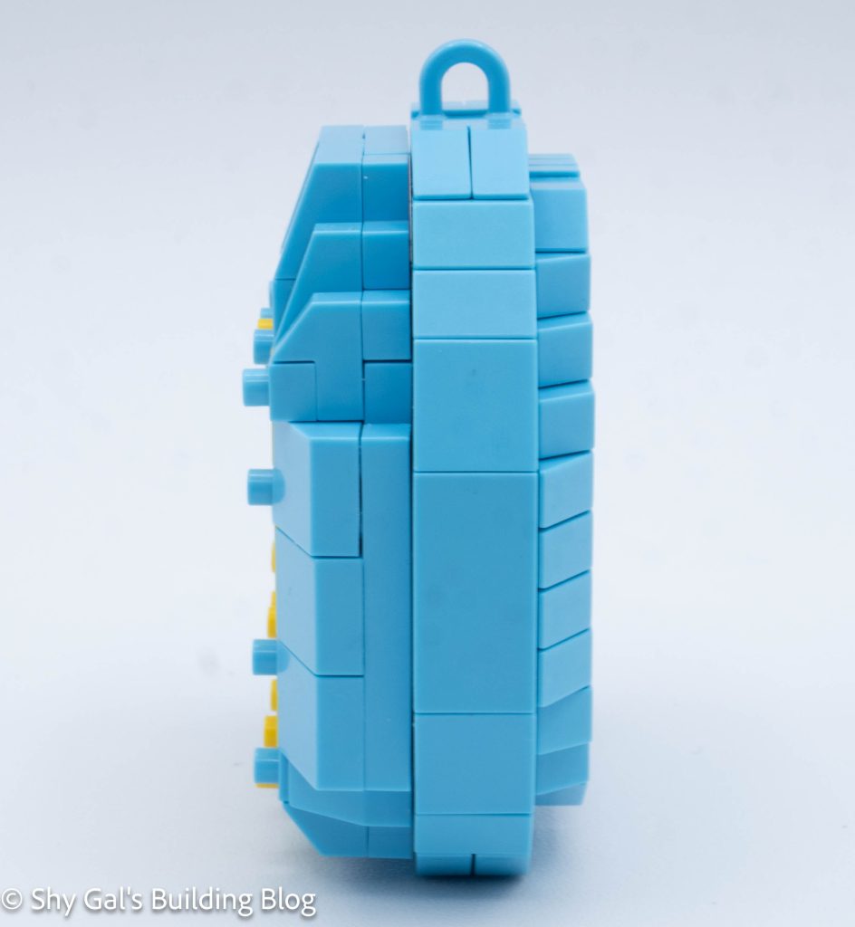 First Generation Tamagotchi (Blue) build side view
