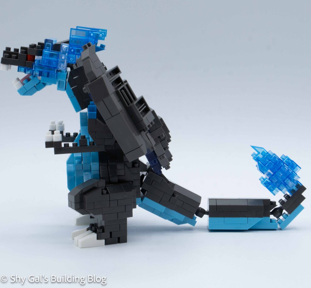 Mega Charizard X RS build side view
