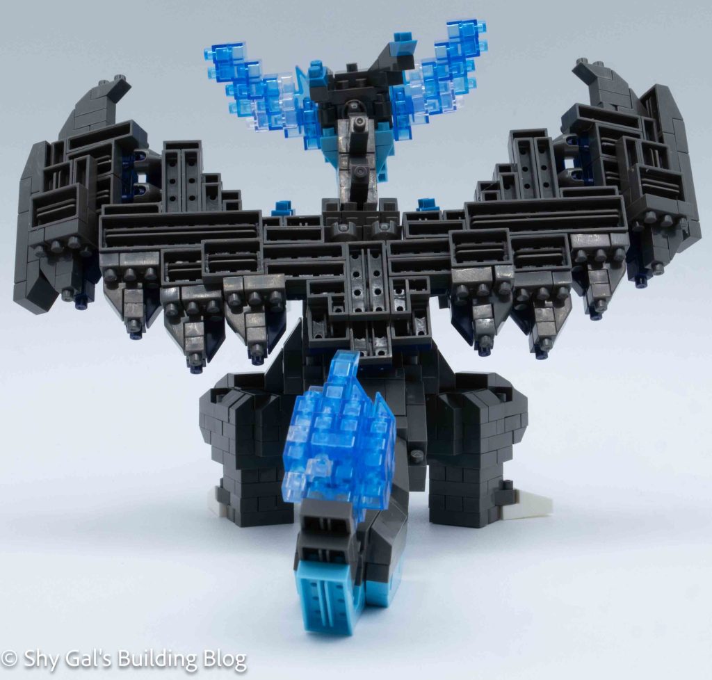 Mega Charizard X RS build back view